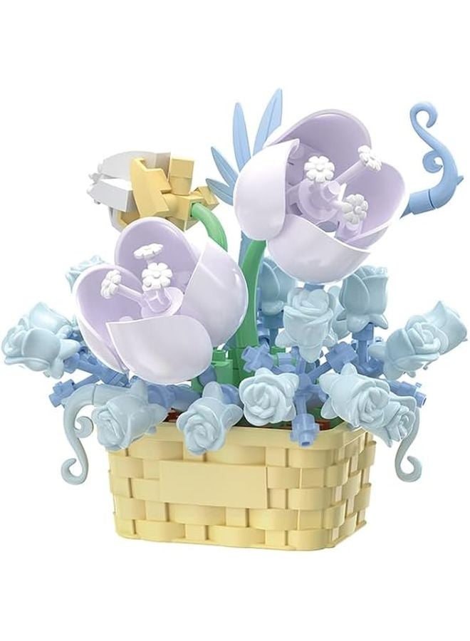 مجموعة مكعبات نرجس الصغيرة الزهور مجموعة نباتية إبداعية هدية - Image 1